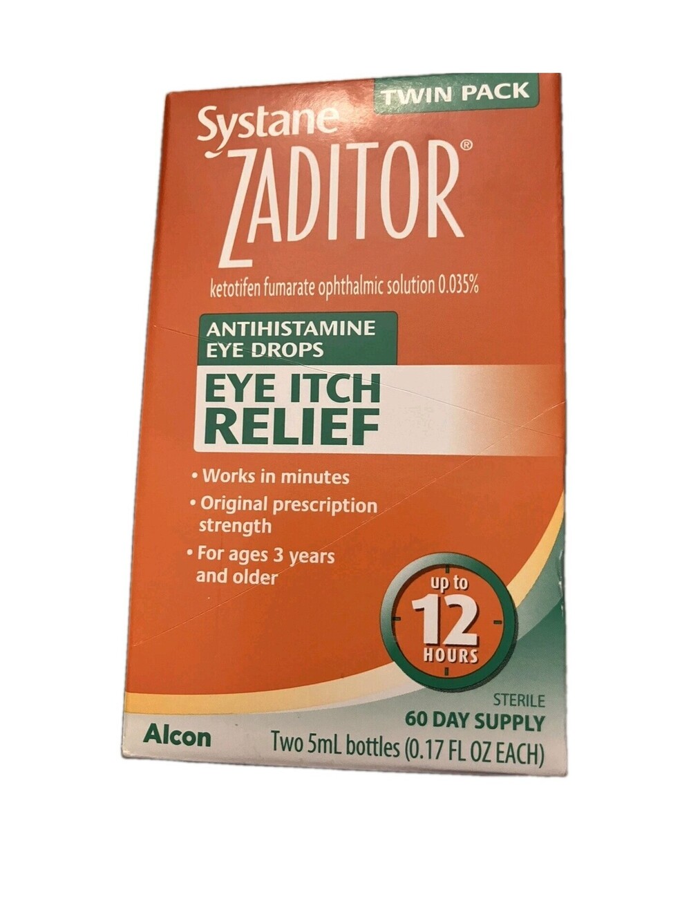 Systane Zaditor 10mL Eye Itch Relief eye drops (Ex 6/27)